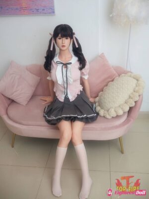 436-Poupée sexuelle en silicone-Esther(#T29)-158cm-bonnet D-6