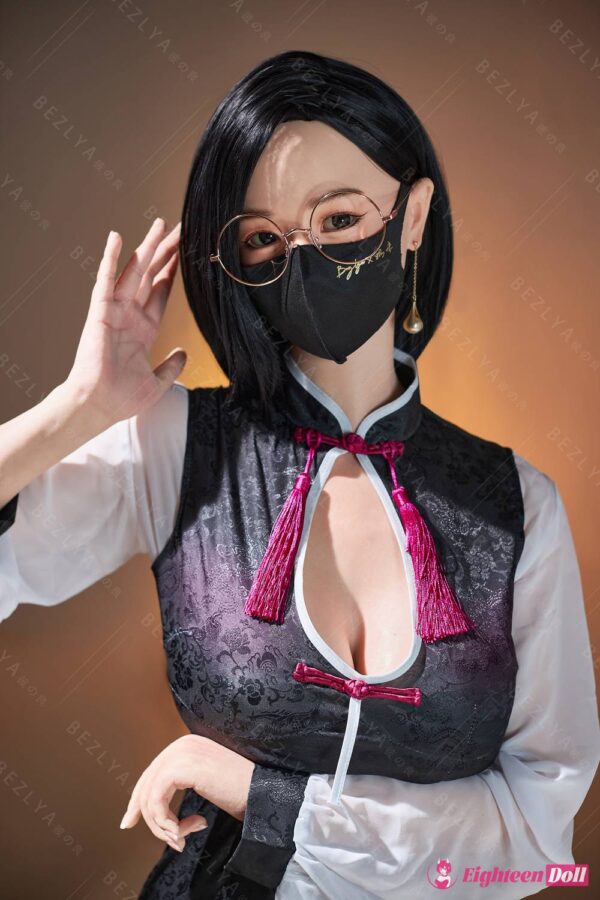 334 poupée sexuelle en silicone Bezyla 2.2U Naimi 168cm, bonnet E, souple Head-23