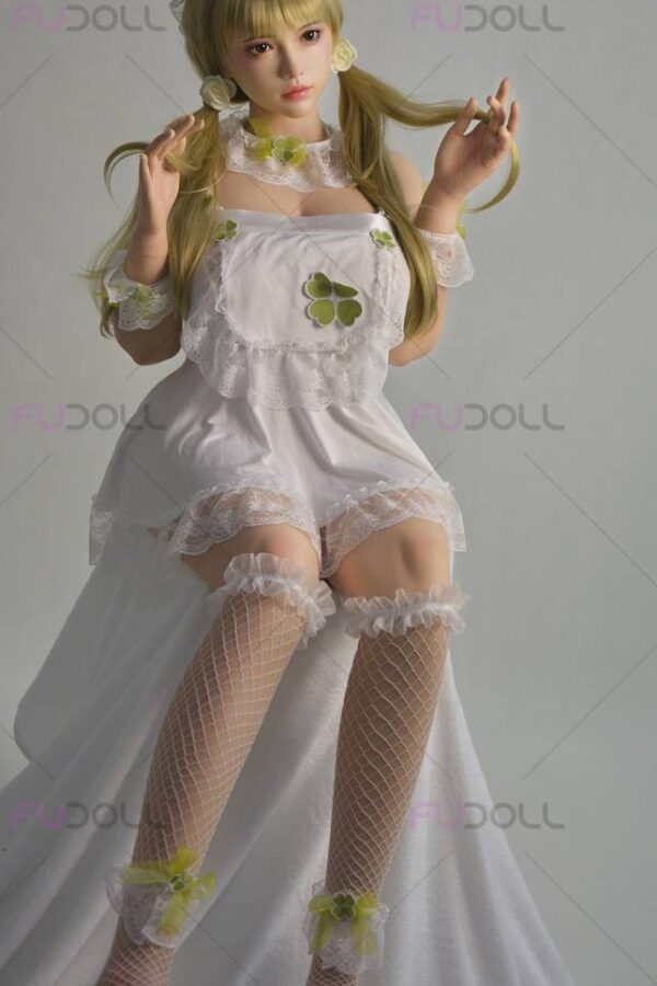 Blonde Silicone Sex Doll FUDoll 162cm F cup ROS-14