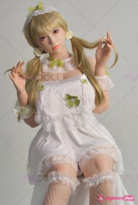 Blonde Silicone Sex Doll FUDoll 162cm F cup ROS-15