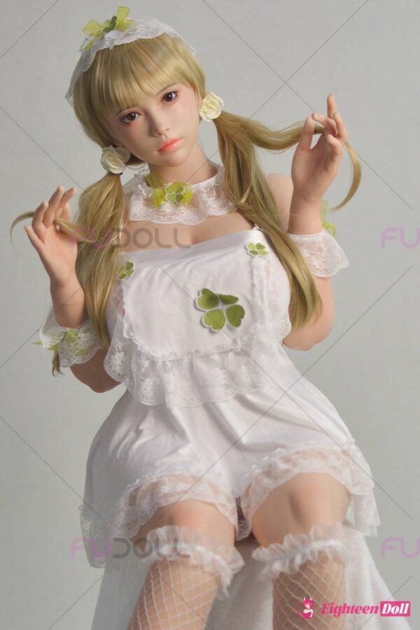 Blonde Silicone Sex Doll FUDoll 162cm F cup ROS-15