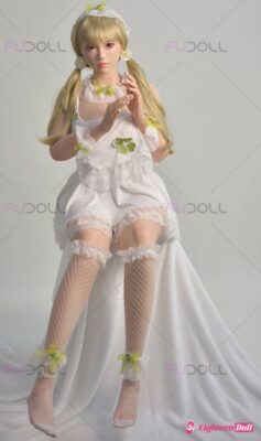 Blonde Silicone Sex Doll FUDoll 162cm F cup ROS-16
