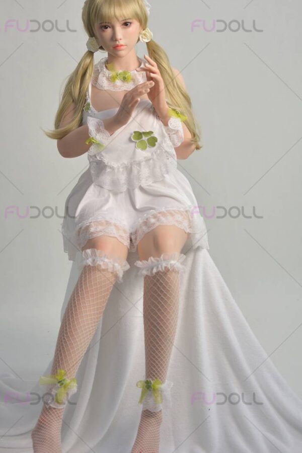 Blonde Silicone Sex Doll FUDoll 162cm F cup ROS-16