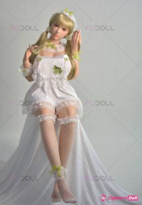 Blonde Silicone Sex Doll FUDoll 162cm F cup ROS-17