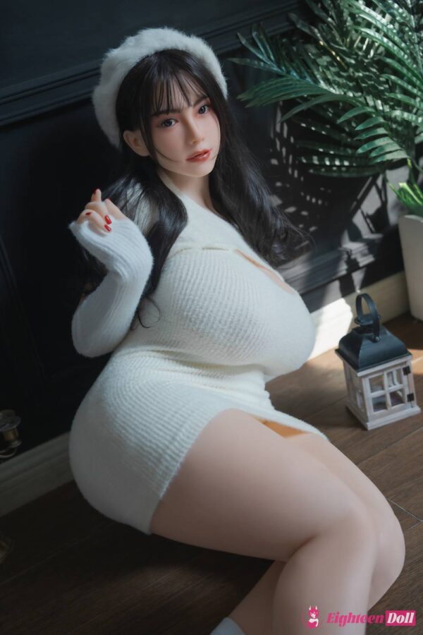 HRDoll-poupée sexuelle en silicone #R21 161cm, bonnet M-6