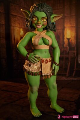 Poupée sexuelle en silicone Climax Si70 AT Kaela (Green)-12