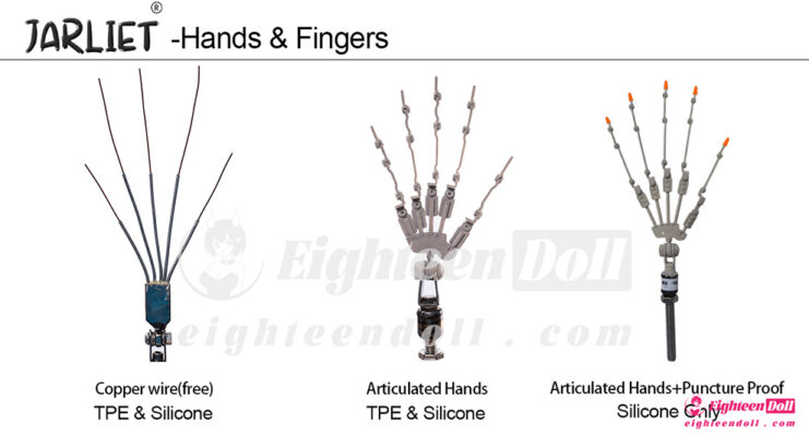 Jarliet Fingers Hands - Silicone+TPE-4-EN