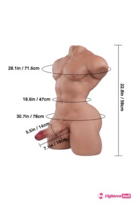 Tantaly-58cm-1ft11-36-4LB-Male-Torso-Sex-Doll-Mark-Pro-US-CA-EU-Only-002